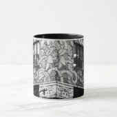 マンハッタンアールデコリーフフリーズ複合マグカップ マグカップ (中央)