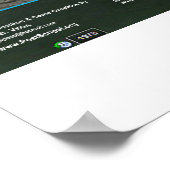 マンハッタンオリオンスターマップ1 ポスター (角)