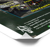 マンハッタンオリオンスターマップ ポスター (コーナー)