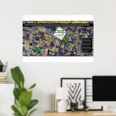 マンハッタンオリオンパターン4 ポスター (ホームオフィス)