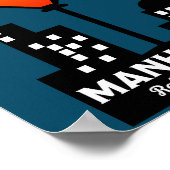 マンハッタンカクテルウォールアート ポスター (角)