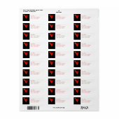 マンハッタンカクテルメーリングラベル ラベル (フルシート)