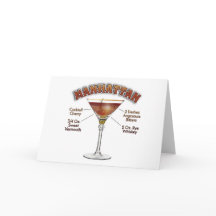 マンハッタンカクテルレシピアート