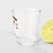 マンハッタンカクテルレシピアート ショットグラス (右)