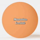 マンハッタンカクテル 卓球ボール (裏面)