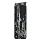 マンハッタンカラフルのスカイライン タンブラー (回転左)