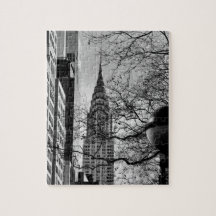 マンハッタンクライスラー建物インウィンターパズル