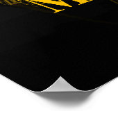 マンハッタンシティマップ金ゴールドNYCアーバン通りマップUSA ポスター (角)