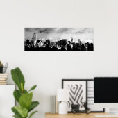 マンハッタンスカイライン ポスター (ホームオフィス)