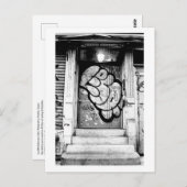 マンハッタンソーホグラフィティタグ付き出入り口はがき ポストカード (正面/裏面)