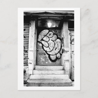 マンハッタンソーホグラフィティタグ付き出入り口はがき ポストカード