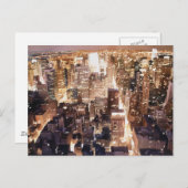 「マンハッタンタペストリー」ニューヨークアート ポストカード (正面/裏面)