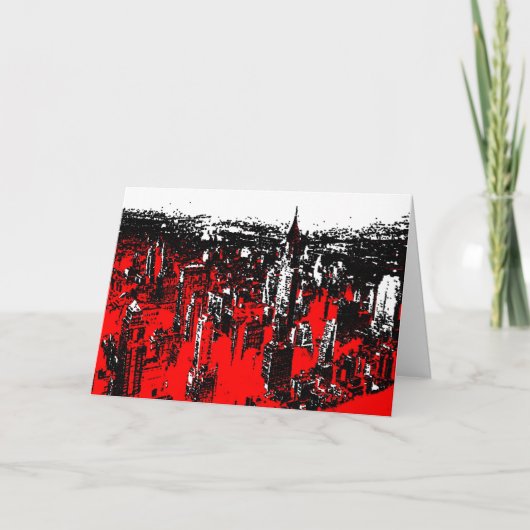 マンハッタンニューヨポップ・アートのークアモダンート カード (正面)