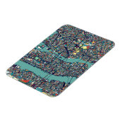 マンハッタンニューヨークの地図 マグネット (左側)