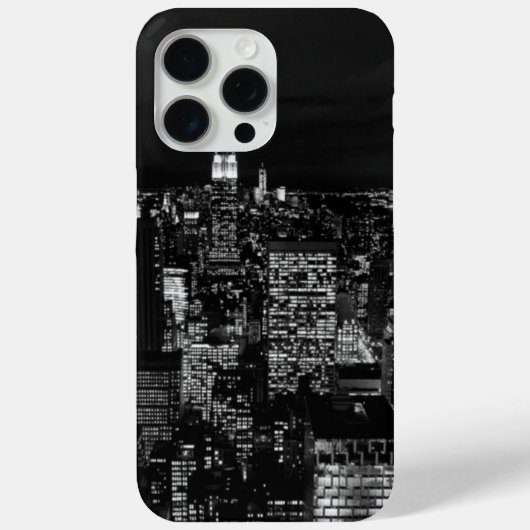 マンハッタンニューヨークシティナイトスカイライン Case-Mate iPhoneケース (裏面)