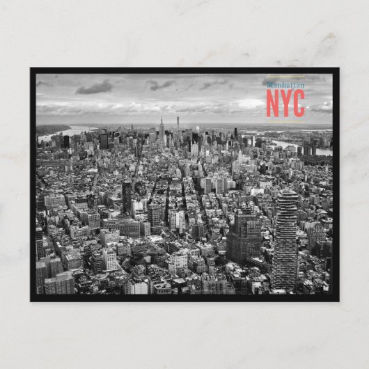 マンハッタンニューヨークシティハガキ ポストカード (正面)