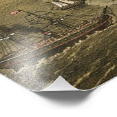 マンハッタンニューヨークシティ旧写真の拡大 フォトプリント            (角)