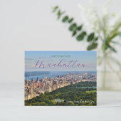 マンハッタンニューヨークポストカードからの挨拶 ポストカード (スタンド正面)