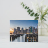 マンハッタンニューヨークポストカード ポストカード (スタンド正面)