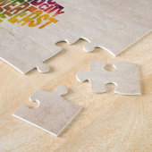 マンハッタンニューヨーク印刷の地図 ジグソーパズル (側面)