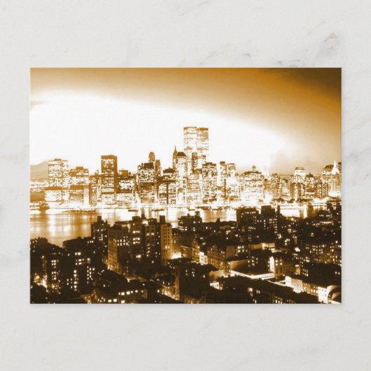 マンハッタンニューヨーク ポストカード (正面)