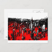 マンハッタンニューヨーク ポストカード (正面/裏面)