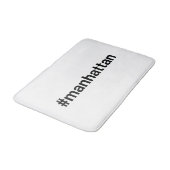 マンハッタンハッシュタグ バスマット (アングル)