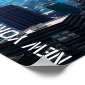 マンハッタンパノラマウィズエンパイアステート建物 ポスター (角)