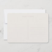 マンハッタンビーチはがきグリーティパーソナライズされたング 招待状 (裏面)