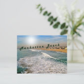 マンハッタンビーチウェーブ ポストカード (スタンド正面)