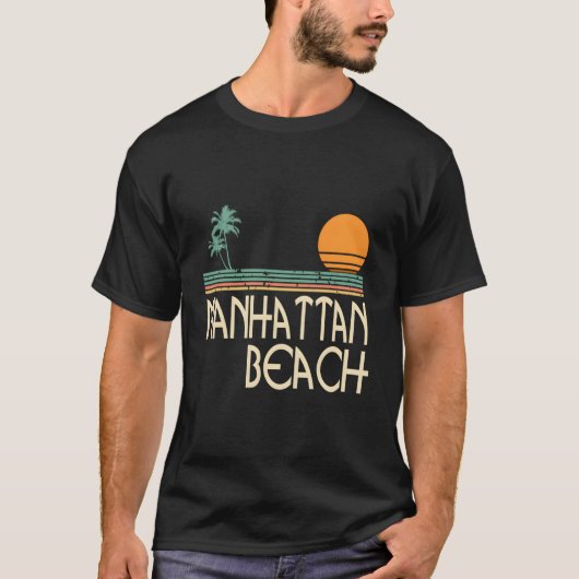 マンハッタンビーチカリフォルニア Tシャツ (正面)