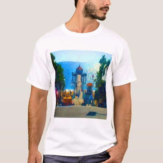 マンハッタンビーチカリフォルニア Tシャツ (正面)