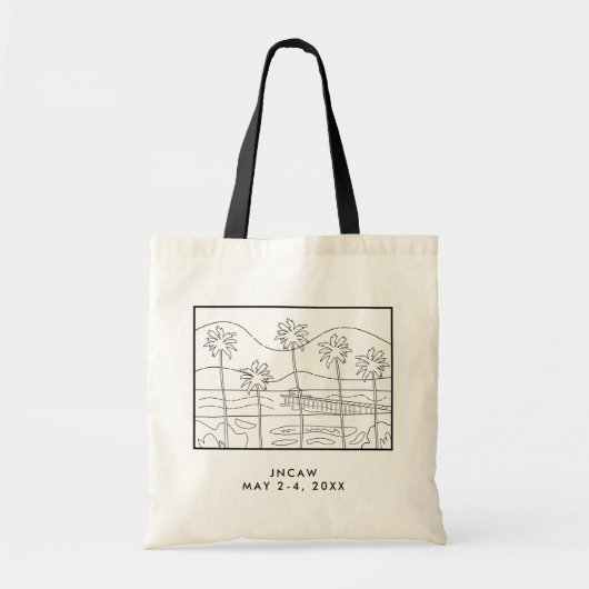 マンハッタンビーチトートバッグ企業のウェルカムバッグ トートバッグ (正面)