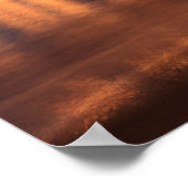 マンハッタンビーチピアアットサンセットカリフォルニア ポスター (角)