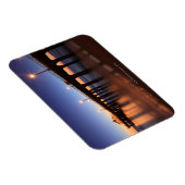 マンハッタンビーチピアアットサンセットカリフォルニア マグネット (右側)