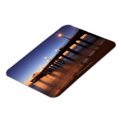 マンハッタンビーチピアアットサンセットカリフォルニア マグネット (左側)