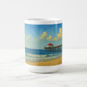 マンハッタンビーチピアウィズレッドルーフ モーフィングマグカップ (中央)