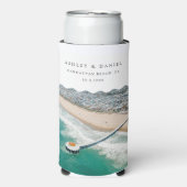 マンハッタンビーチ結婚式の恩恵 スリム缶クーラー (Seltzer正面)
