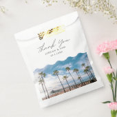 マンハッタンビーチ結婚式フェイスビーフサンキューフォト フェイバーバッグ (封をした状態)