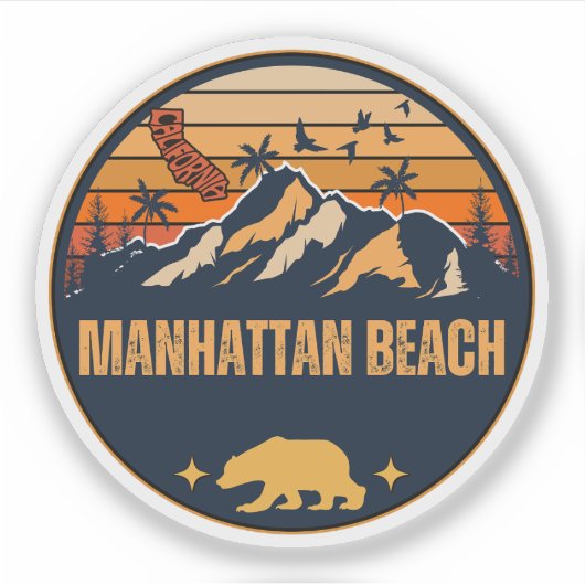 マンハッタンビーチ, カリフォルニア シール (正面)
