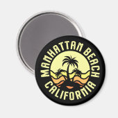 マンハッタンビーチ,カリフォルニア マグネット (正面/裏面)