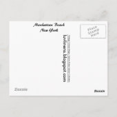 マンハッタンビーチ ポストカード (裏面)