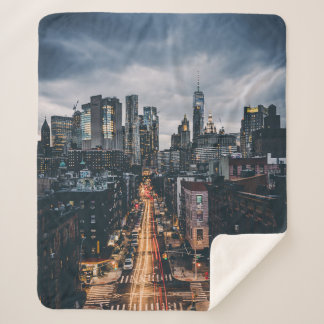 マンハッタンブリッジからスカイラインシティシーナリービュー シェルパブランケット