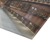 マンハッタンブリッジとNYCスカイライン カッティングボード (角)