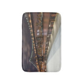 マンハッタンブリッジとNYCスカイライン バスマット (正面縦)