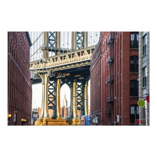 マンハッタンブリッジアットサンセット フォトプリント            (正面)