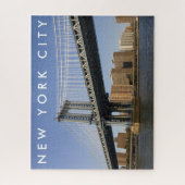 マンハッタンブリッジザイーストリバー |ニューヨーク ジグソーパズル (縦)