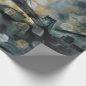 マンハッタンブリッジ抽象芸術 ラッピングペーパー (角)