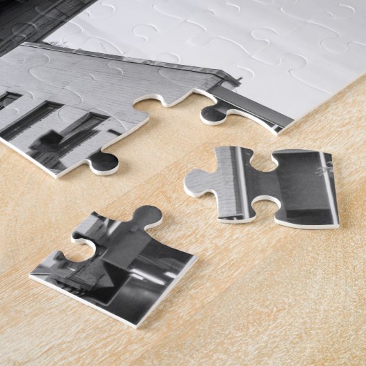 マンハッタンブリッジ – アイコニックNYCアーキテクチャ ジグソーパズル (側面)