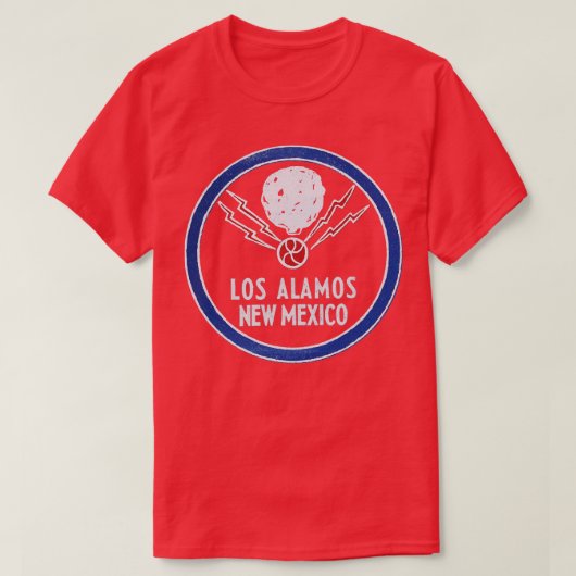 マンハッタンプロジェクトLos Alamos New Mexico Nuclear WW Tシャツ (デザイン正面)